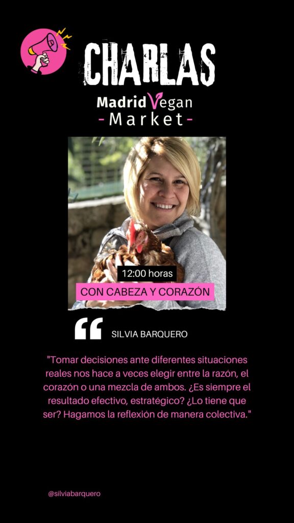 Silvia Barquero en Madrid Vegan Market